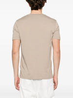 Beige Blurred Logo T-Shirt