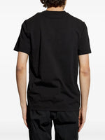 Black Faded Logo Print T-Shirt