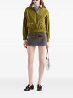 Mini skirt with belt