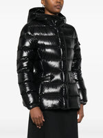 Glossy Hooded Puffer Jacket