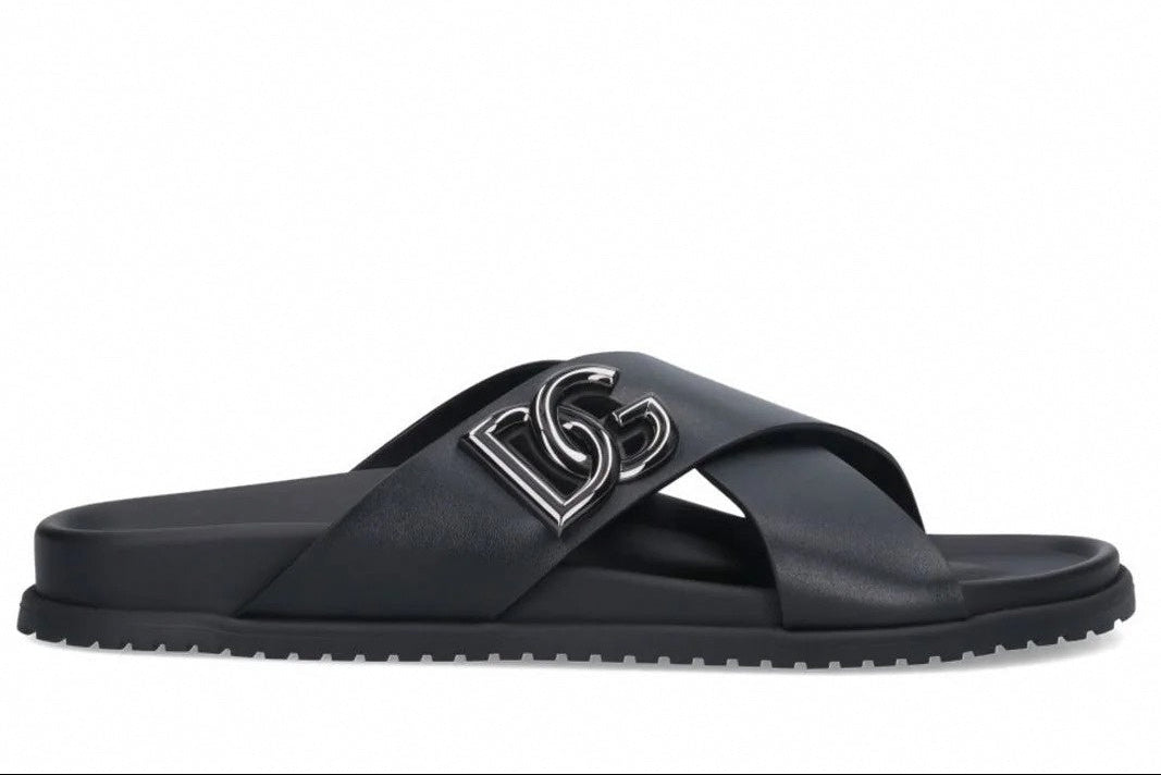 DG Logo Plaque Sandals