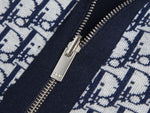 Oblique Wool Zip Hoodie