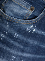 Distressed Cotton Jeans