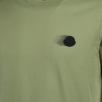 Faded Khaki Logo Pattern T-Shirt