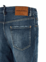 Stonewashed-Effect Straight-Leg Jeans