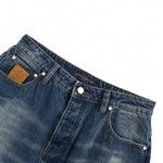 Vintage Wash Blue Denim Jeans