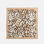 Animal Print Scarf – Beige