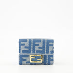 Jacquard Mini Denim Wallet