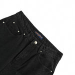 Black Monogram Shadow Denim Jeans