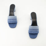 Denim Mule Sandals