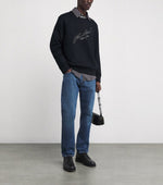Embroidered Signature Cotton Sweatshirt