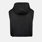 Hooded Nylon Zip Vest