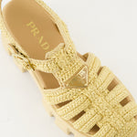Raffia Platform Sandals