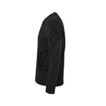 LV Monogram Long-Sleeved Cotton Crewneck