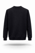 GG Web Stripe Logo Crewneck Sweatshirt – Black