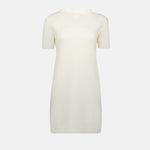 Short-Sleeve Knit Mini Dress