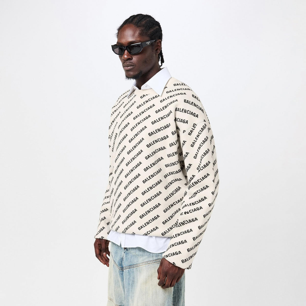 Mini All-Over Logo Sweater