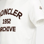 Printed T-Shirt White Felt Logo