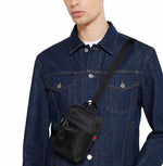 Mini Black Crossbody Utility Bag