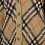 Checked Cardigan