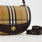Check Mini Shoulder Bag-Archive Beige & Brown