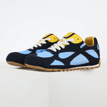 Orbit Flash Sneakers in Navy, Light Blue & Yellow
