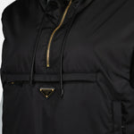 Hooded Nylon Zip Vest