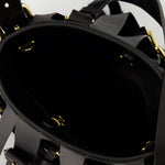 Fringed Leather Bucket Shoulder Bag