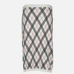 Midi Check Skirt