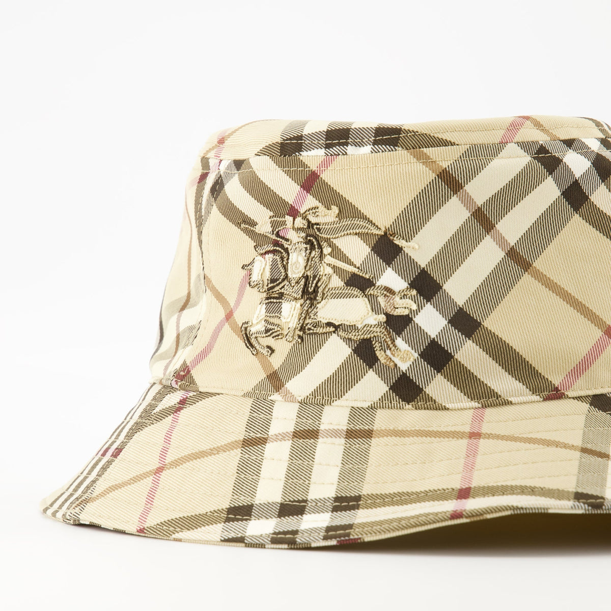 Vintage Check Logo Bucket Hat
