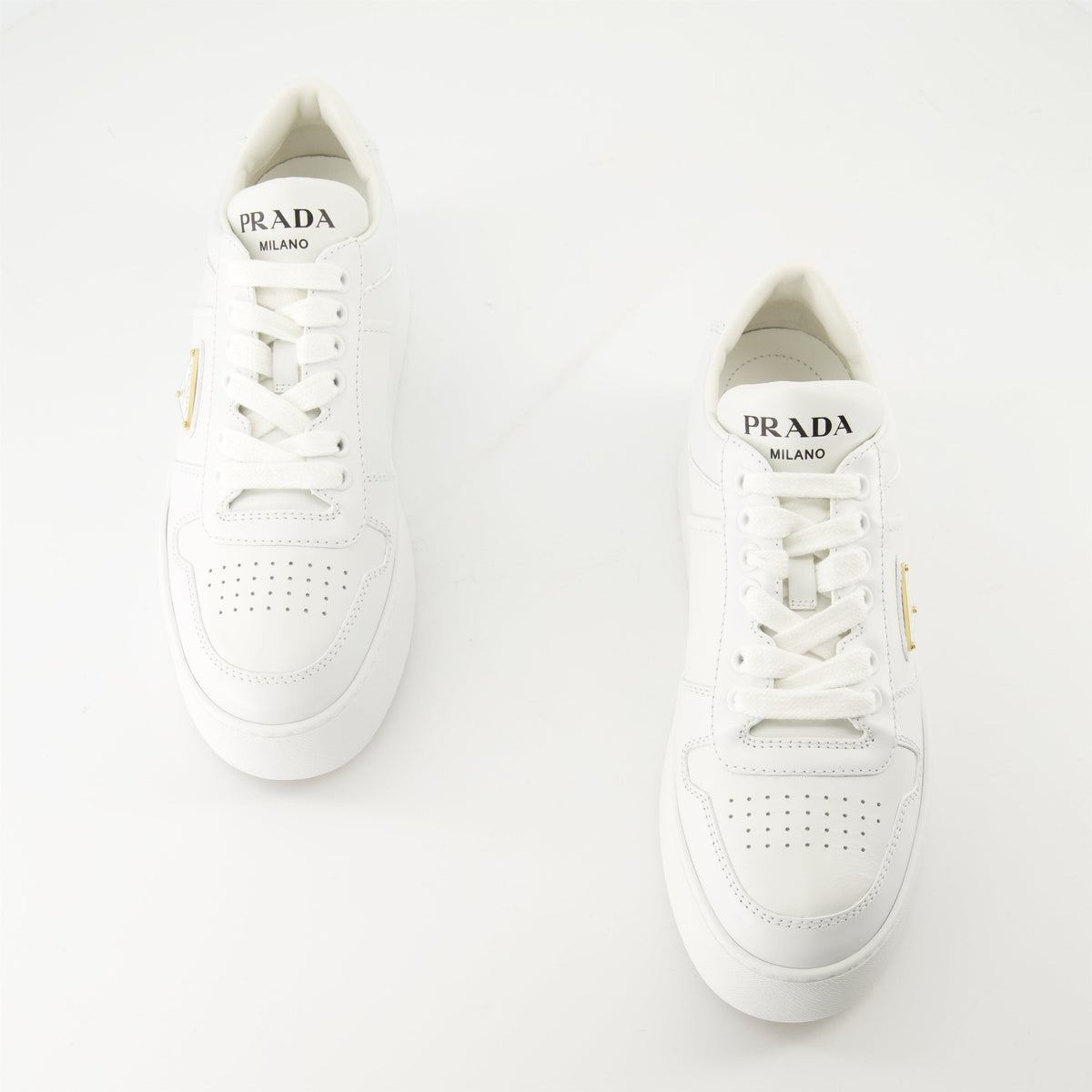 All-White Platform Sneakers