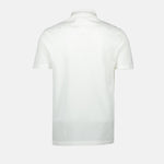 Versace Minimalist White Polo Shirt with Medusa Accent