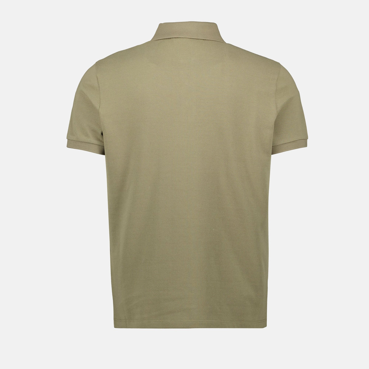 Khaki Polo Shirt with Tonal Logo