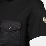 Black Monogram Pocket T-Shirt