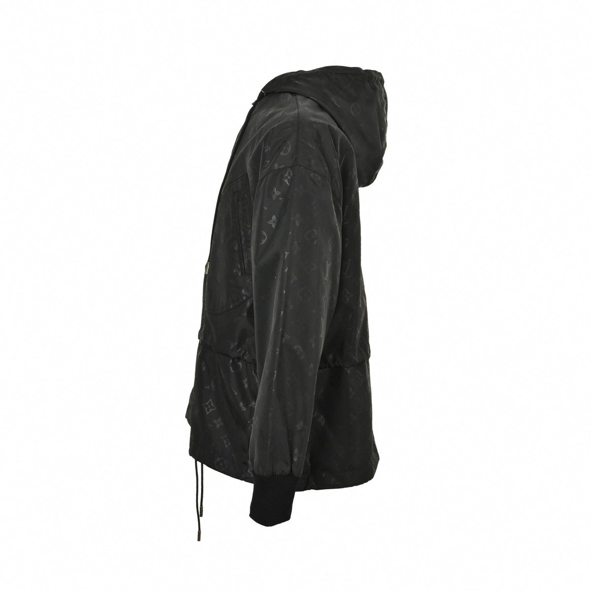Monogram Hooded Windbreaker – Black Technical Edition