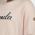 Light Pink Embroidered Logo T-Shirt