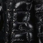 Glossy Hooded Puffer Jacket
