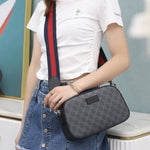 Black Canvas Crossbody Bag