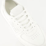 White Monogram Sneakers