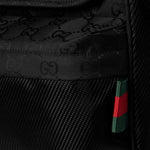 Medium Black Messenger Crossbody Bag