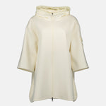 Zipped Wool Cape