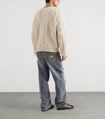 DG Distressed Straight-Leg Jeans