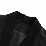Gradient Cuff Wool-Blend Evening Cardigan