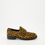 Leopard Haircalf Loafers
