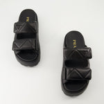 Quilted Platform Sandals