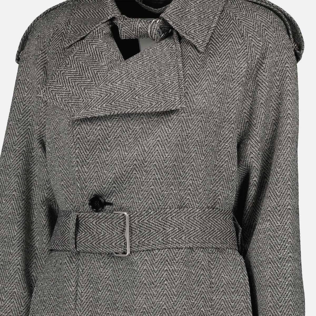 Wool and Silk Trench Coat