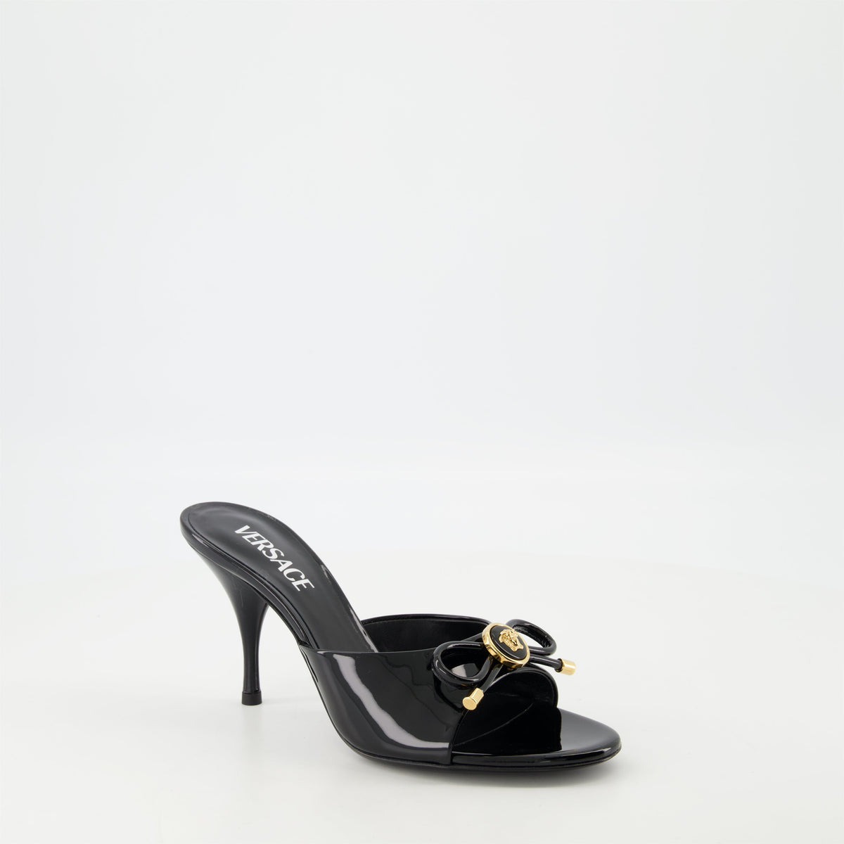 Patent Leather Mule Heels