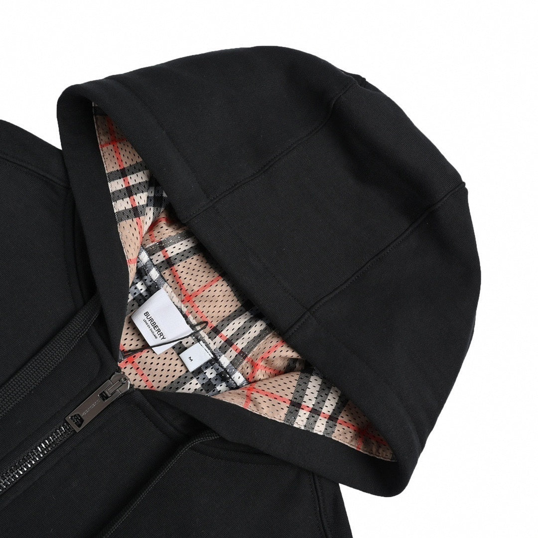 Black Zip-Up Hoodie