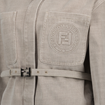 Overshirt in Stone Beige