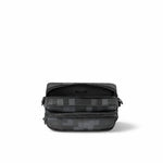 Damier Graphite Multi-Pocket Crossbody Bag (Black/Grey)